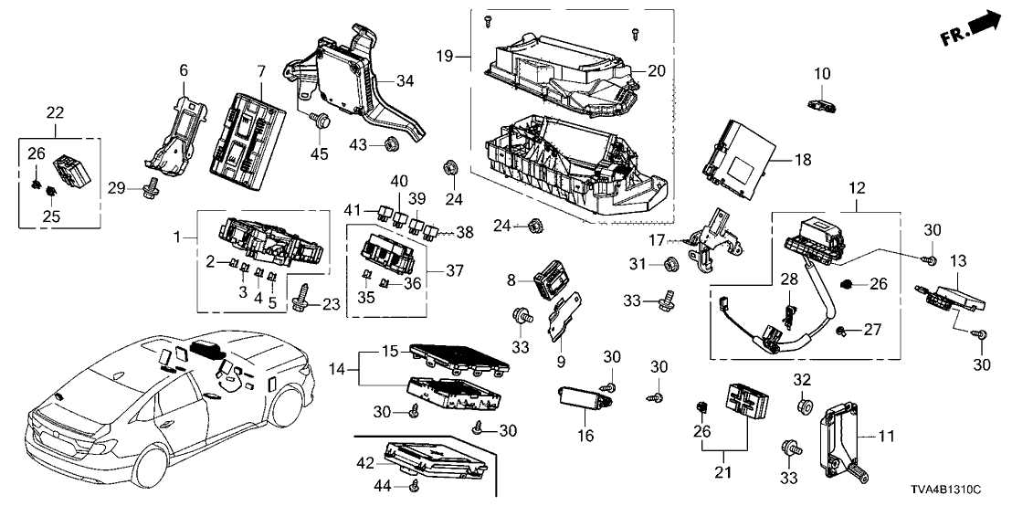 honda accord 2018 parts diagram