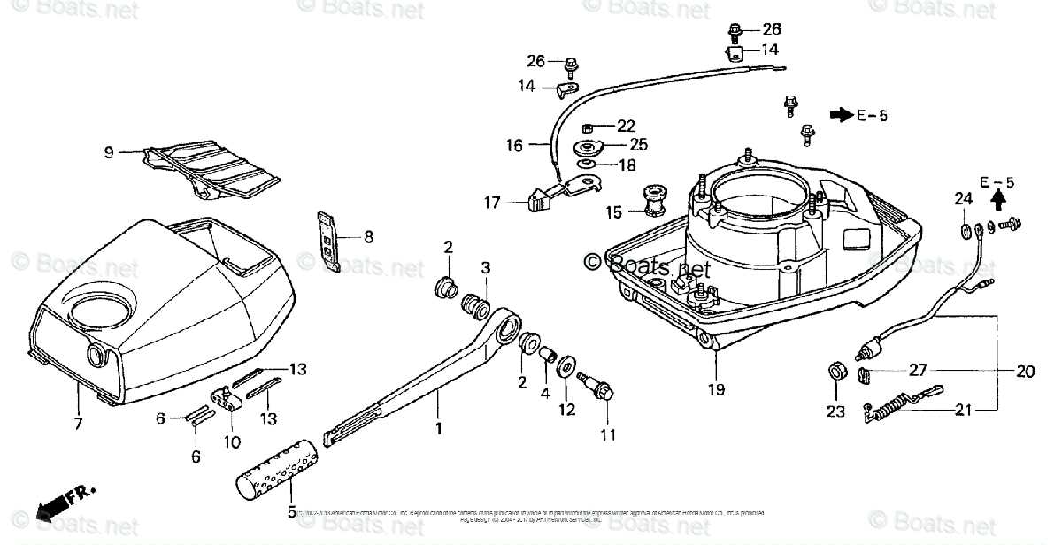 honda bf20 parts diagram