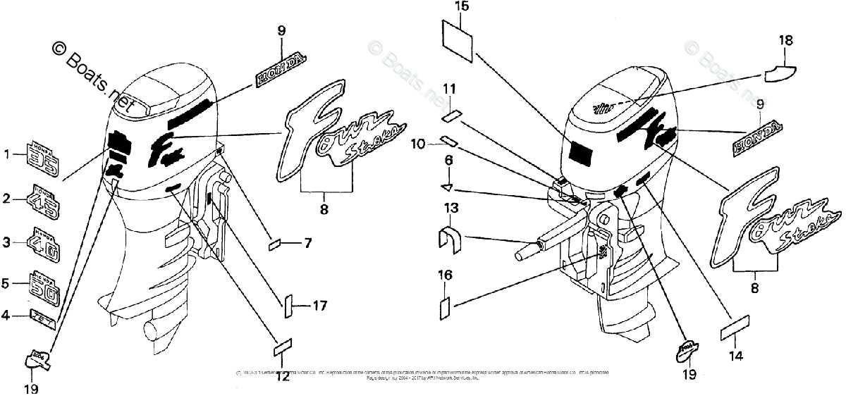 honda bf50 parts diagram