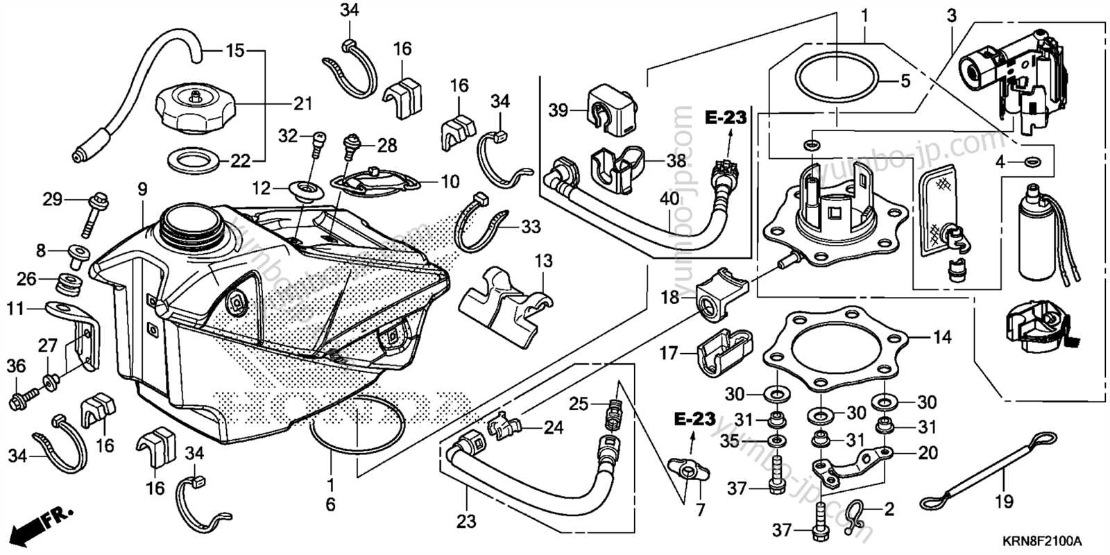 honda crf250r parts diagram