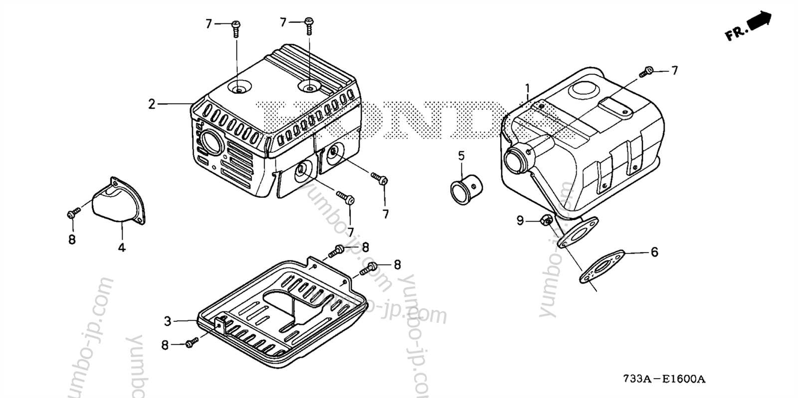 honda f501 parts diagram