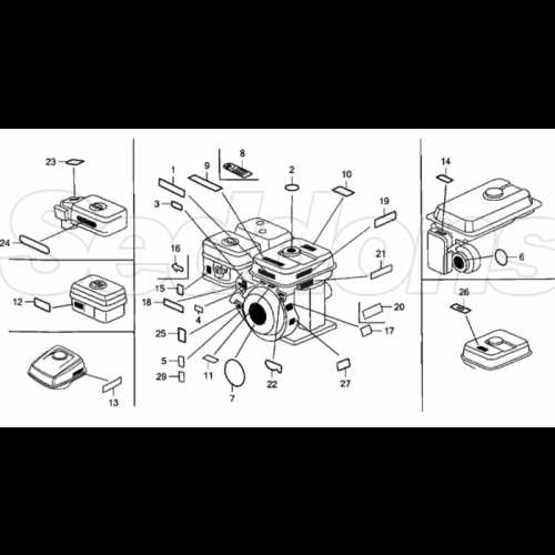 honda gc160 parts diagram