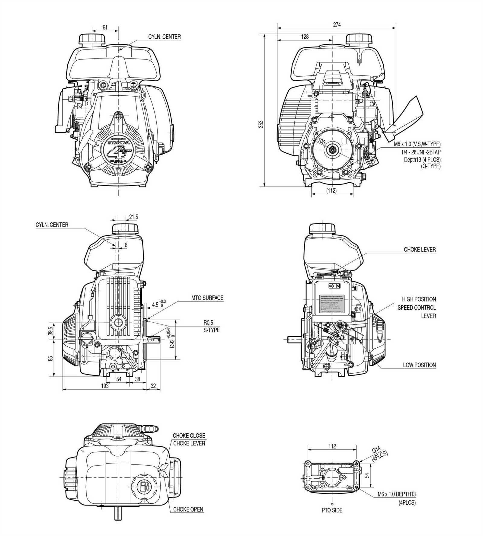 honda gxh50 engine parts diagram