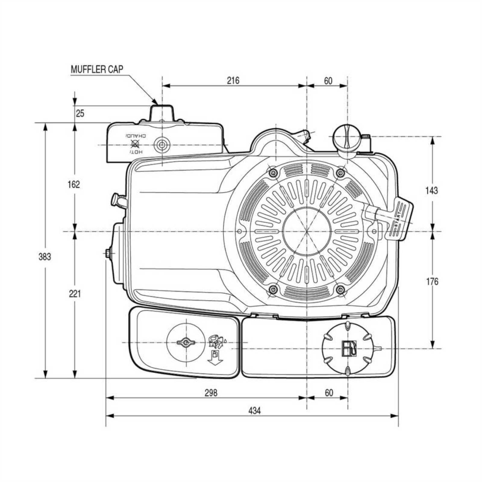 honda gxv390 parts diagram