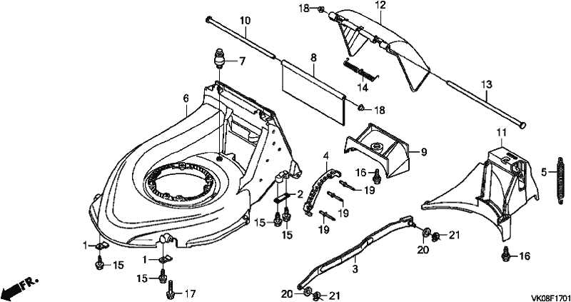 honda hr173 parts diagram