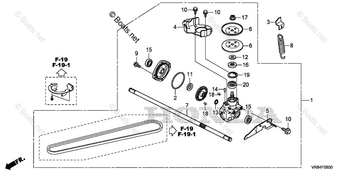 honda hr214 transmission parts diagram