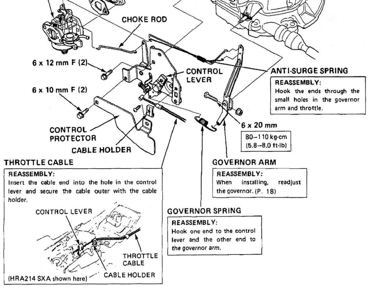 honda lawn mower engine parts diagram