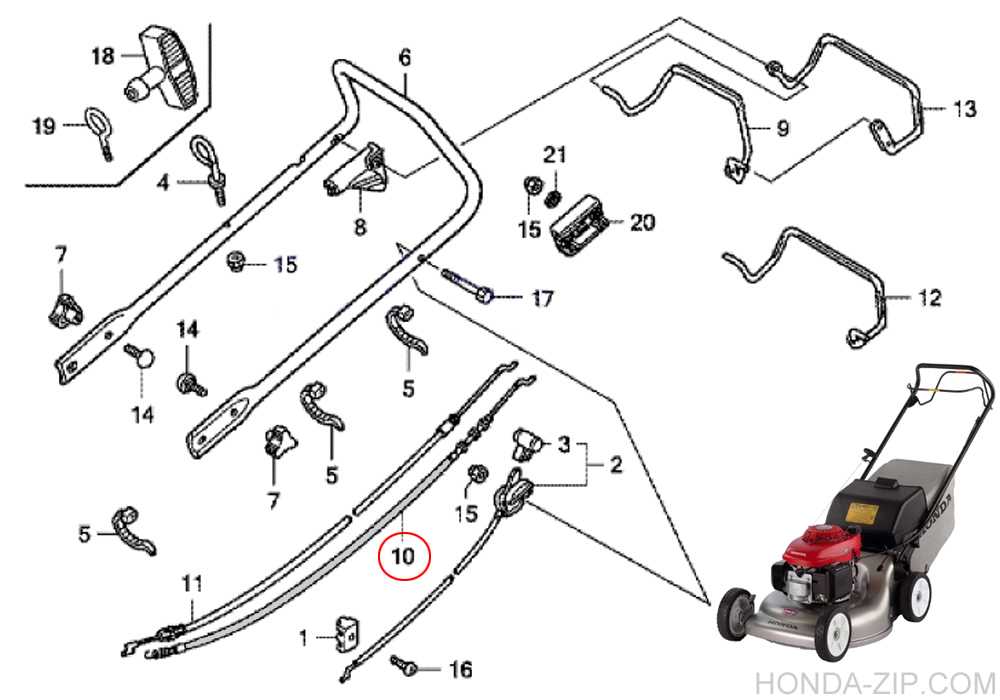 honda lawn mower hrx217 parts diagram