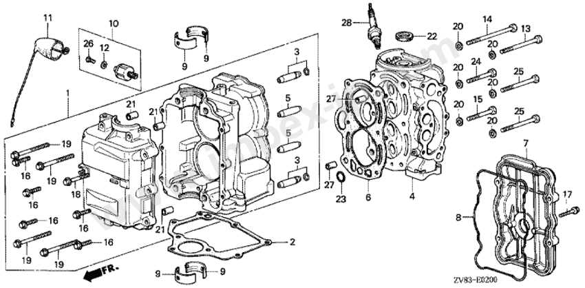 honda outboard motor parts diagram