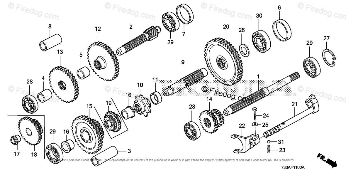 honda rototiller parts diagram