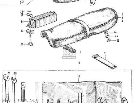 honda s90 parts diagram