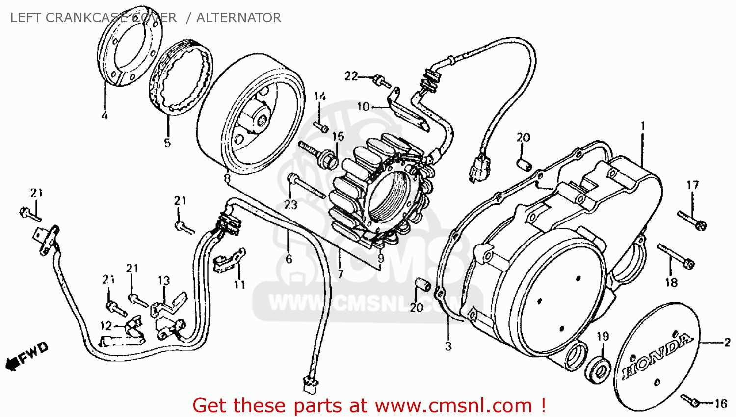 honda shadow 750 parts diagram