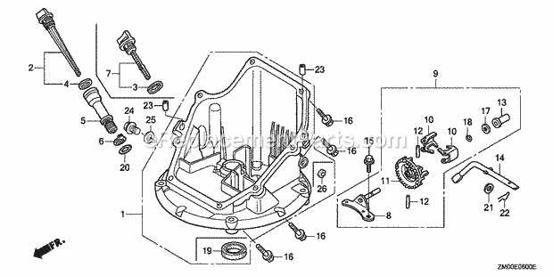 honda small engine parts diagram