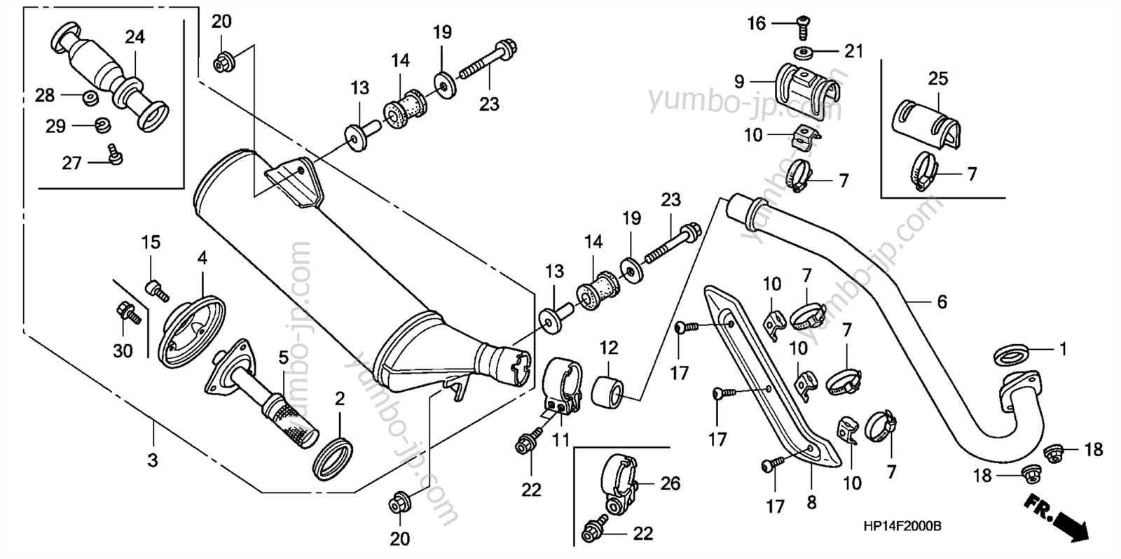 honda trx450r parts diagram