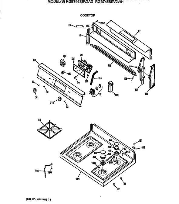 hotpoint range parts diagram