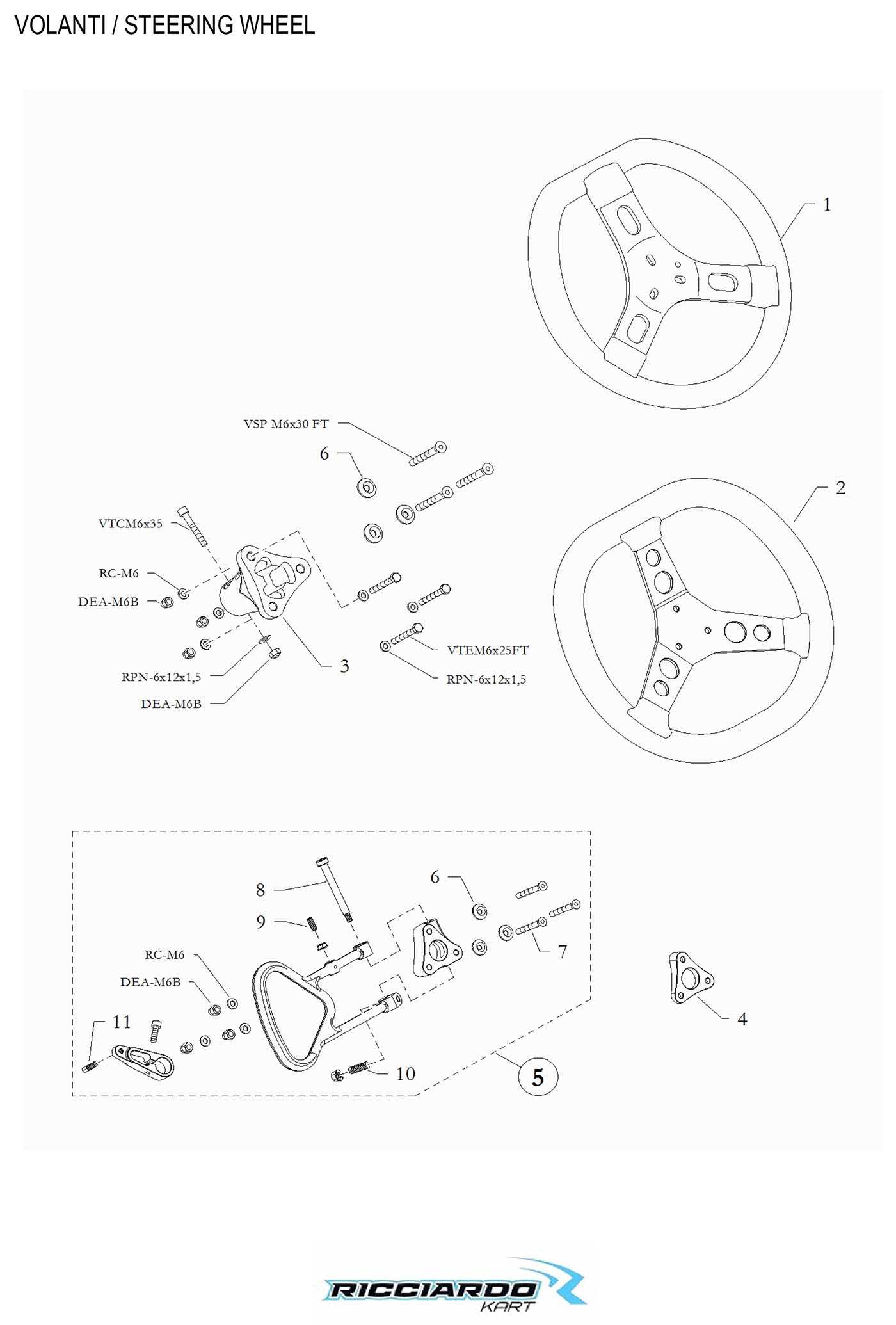 steering diagram parts