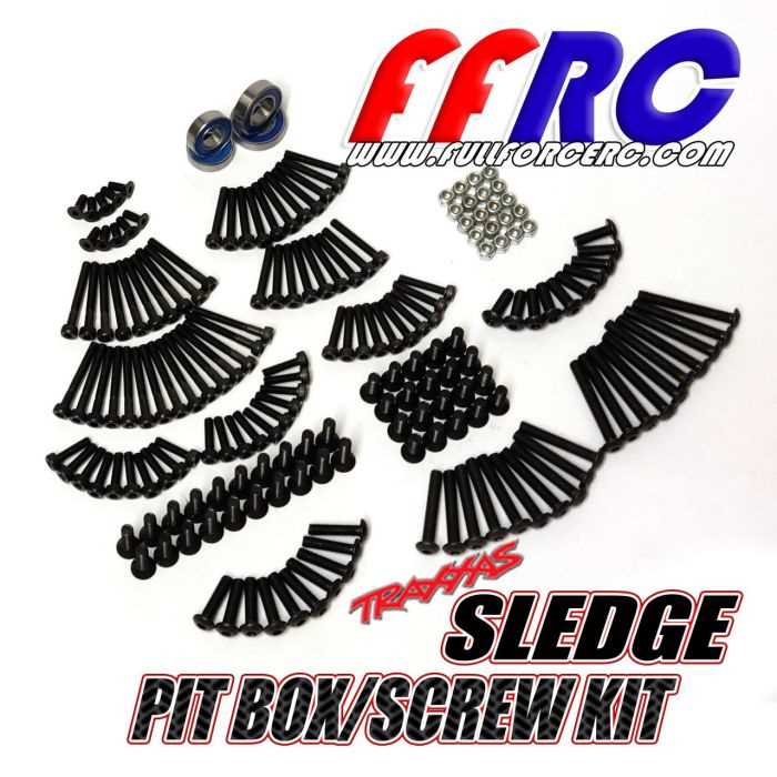 traxxas sledge parts diagram