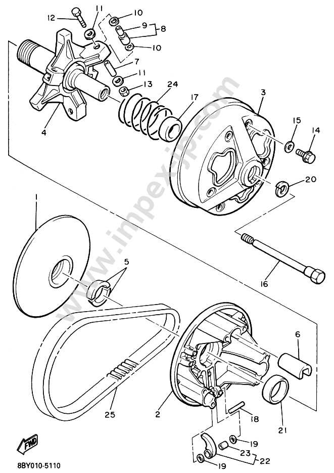 yamaha enticer parts diagram