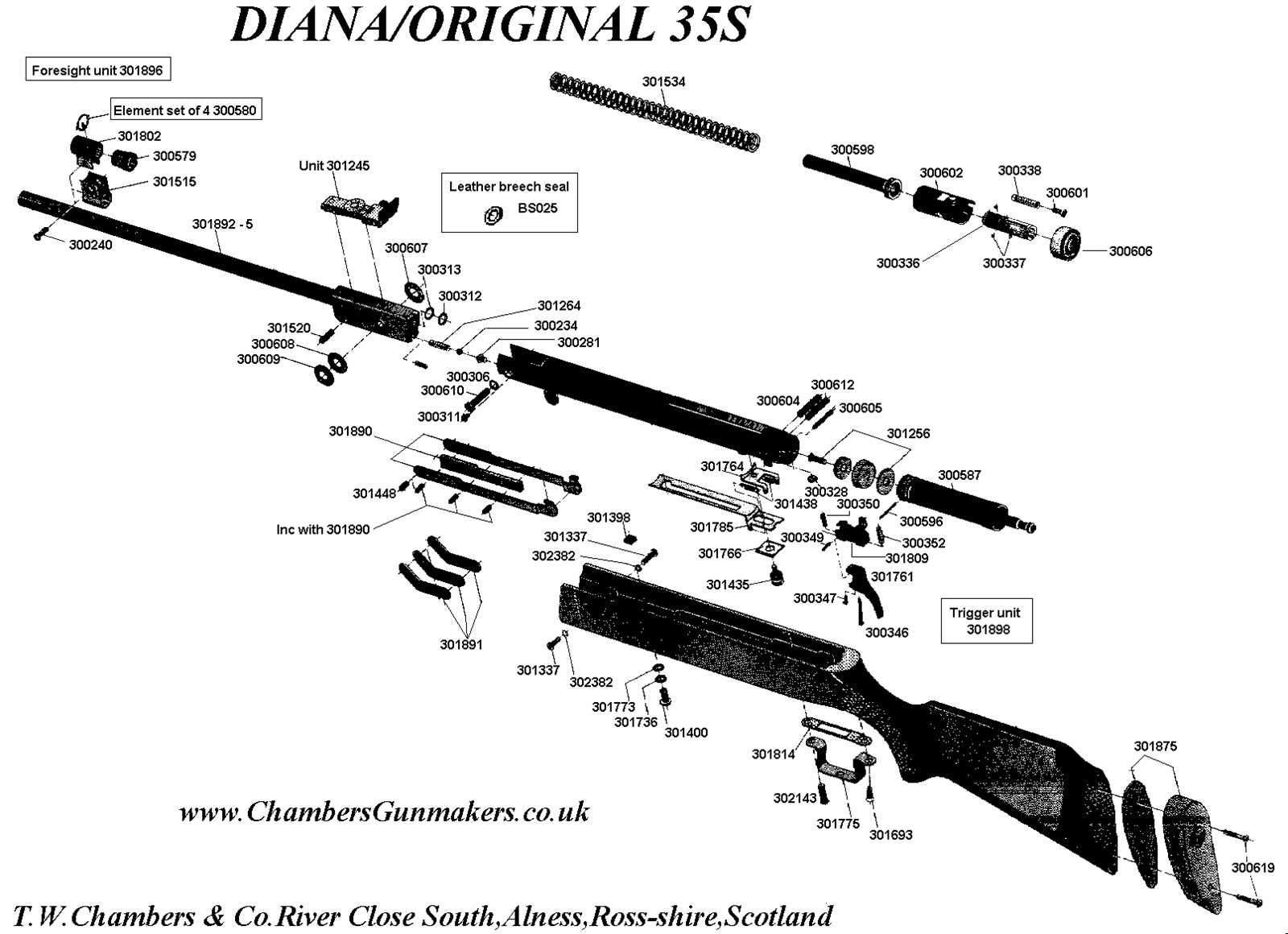 crosman 357 parts diagram