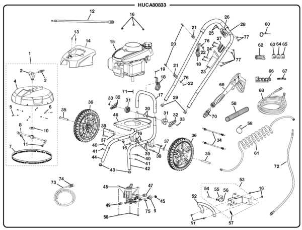 husky power washer parts diagram