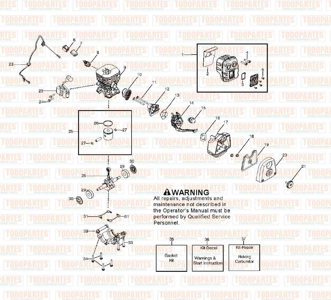 husqvarna 125b parts diagram