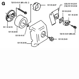 husqvarna 137 parts diagram