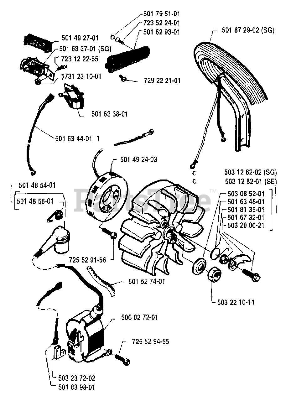 husqvarna 288xp parts diagram