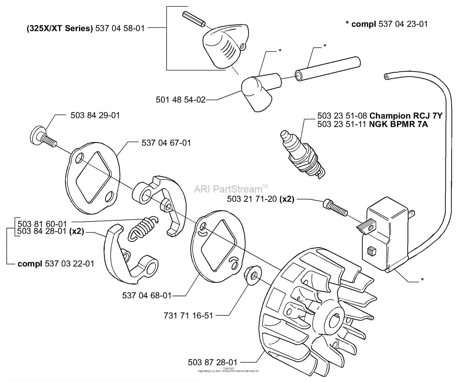 husqvarna 322l parts diagram