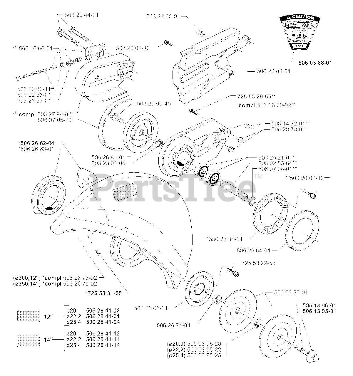 husqvarna 371k parts diagram