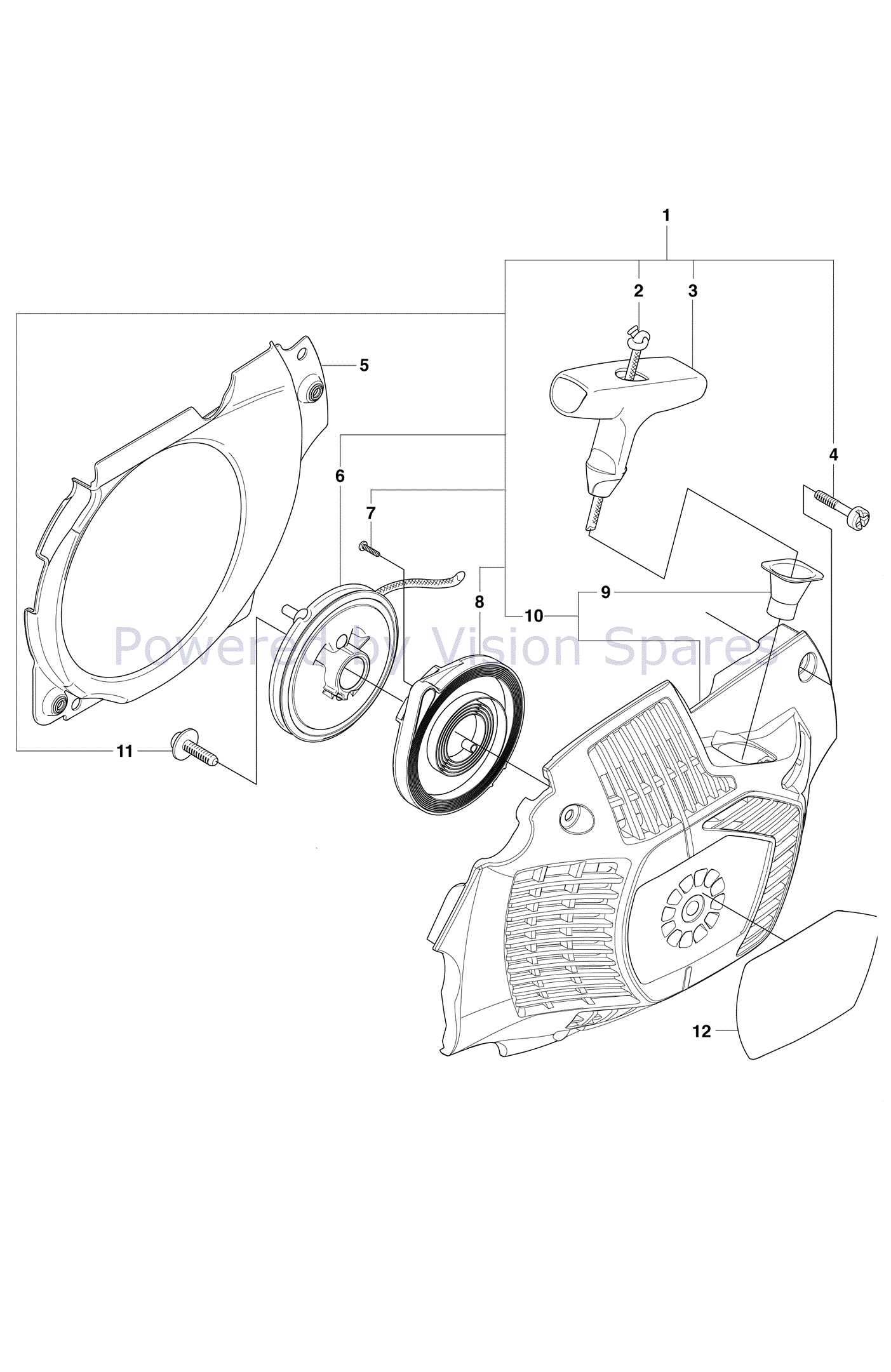 husqvarna 450 chainsaw parts diagram