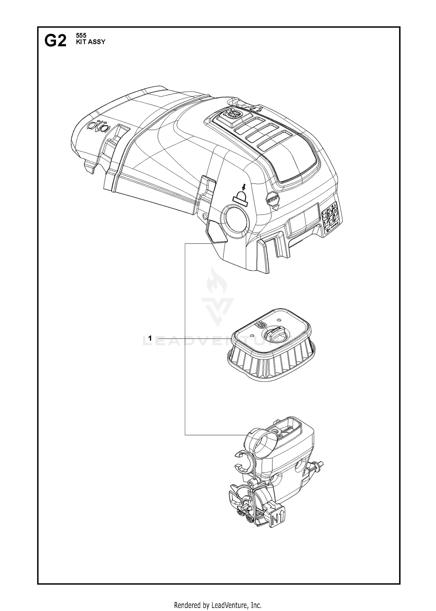 husqvarna 555 parts diagram