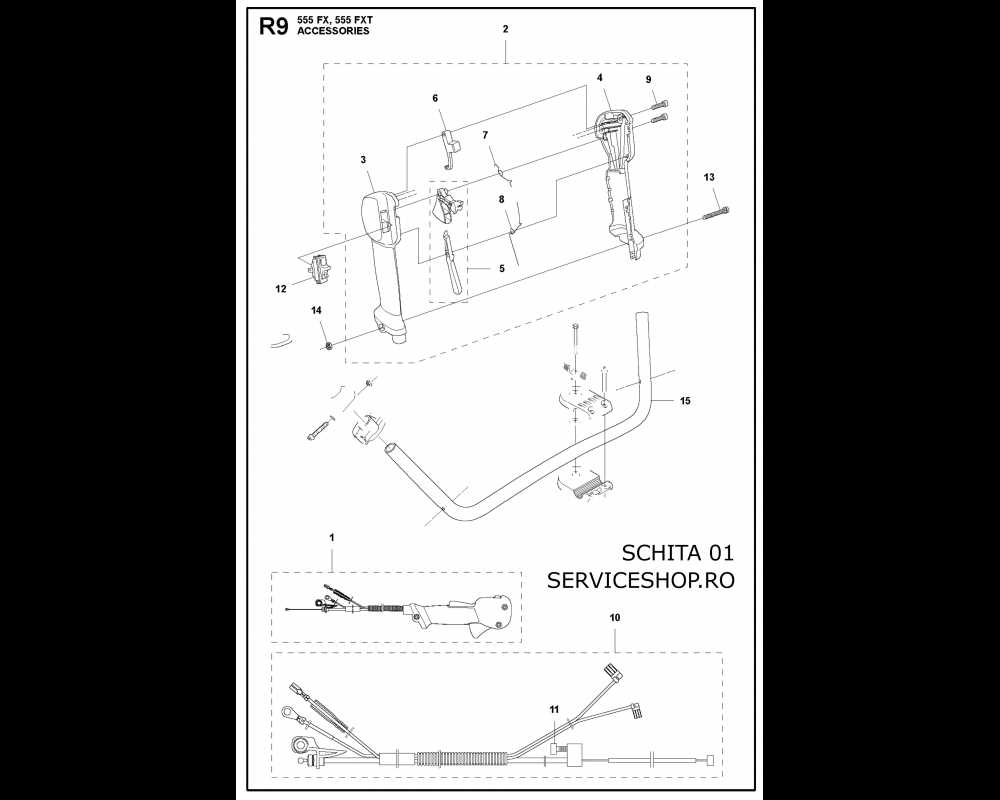 husqvarna 555 parts diagram