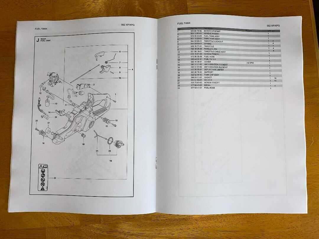 husqvarna 562 xp parts diagram