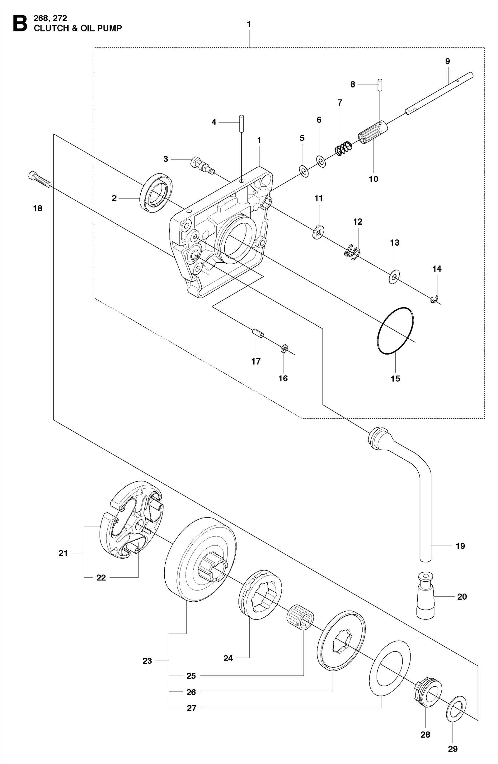 husqvarna 580bts parts diagram