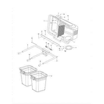 husqvarna bagger parts diagram