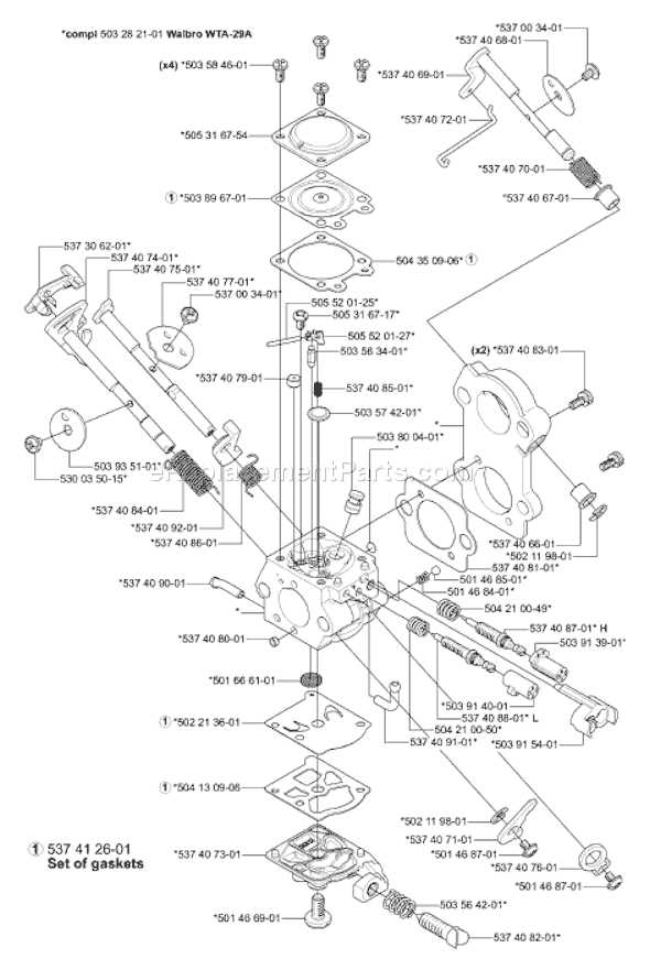 husqvarna chainsaw 455 rancher parts diagram