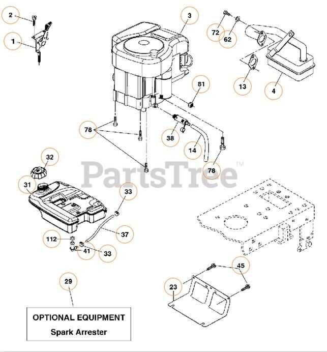 husqvarna lawn mower parts diagram