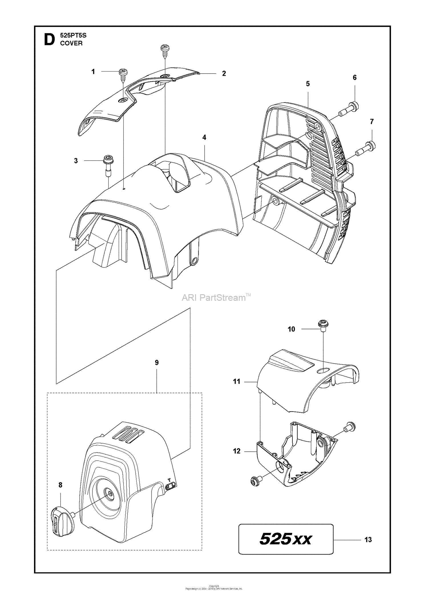 husqvarna pole saw parts diagram