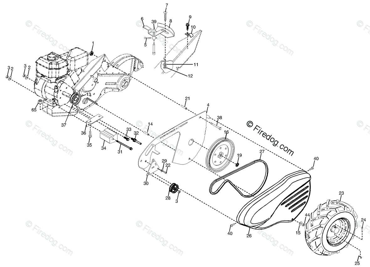 husqvarna tiller parts diagram