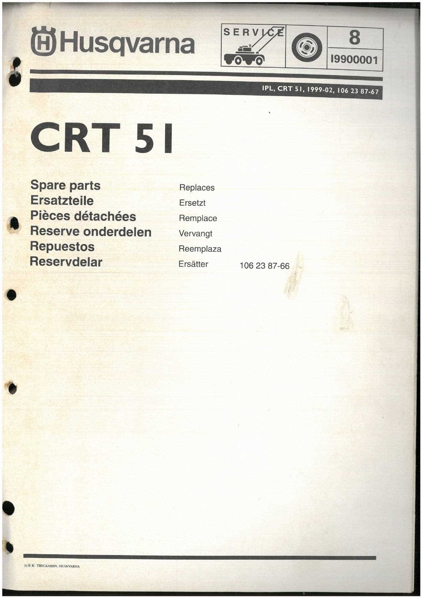 husqvarna tiller parts diagram