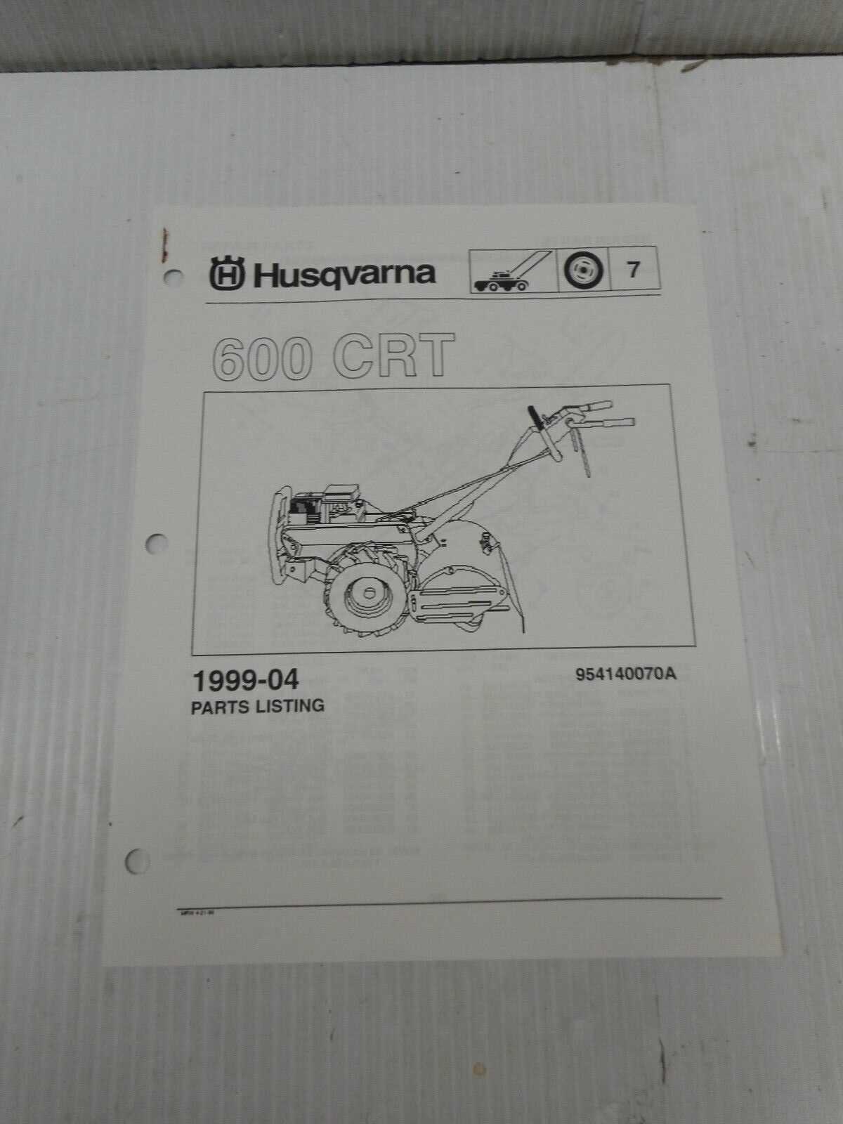 husqvarna tiller parts diagram