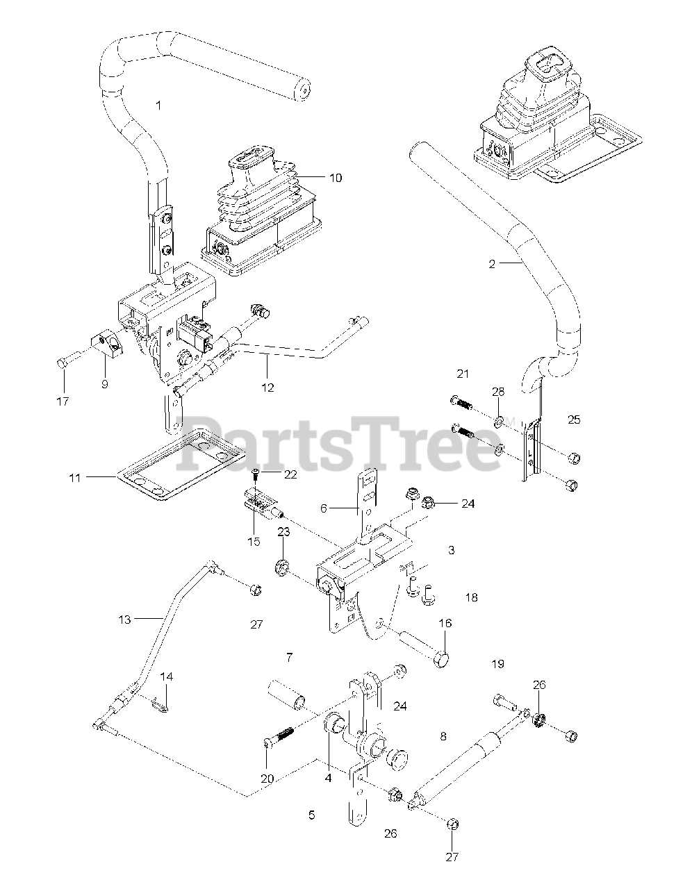 husqvarna z254f parts diagram