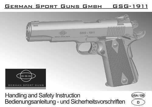 gsg 1911 22 parts diagram