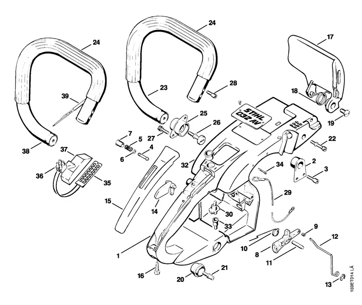 stihl ms 250 c parts diagram