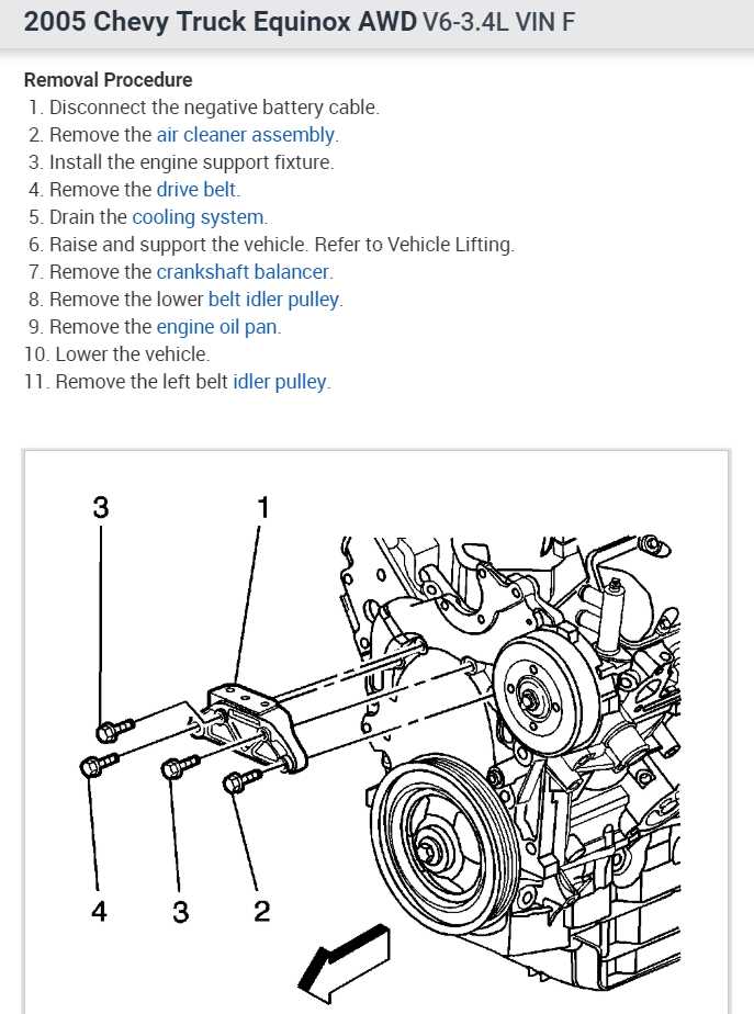 2005 chevy equinox engine parts diagram