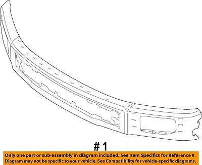 2018 ford f 150 front bumper parts diagram