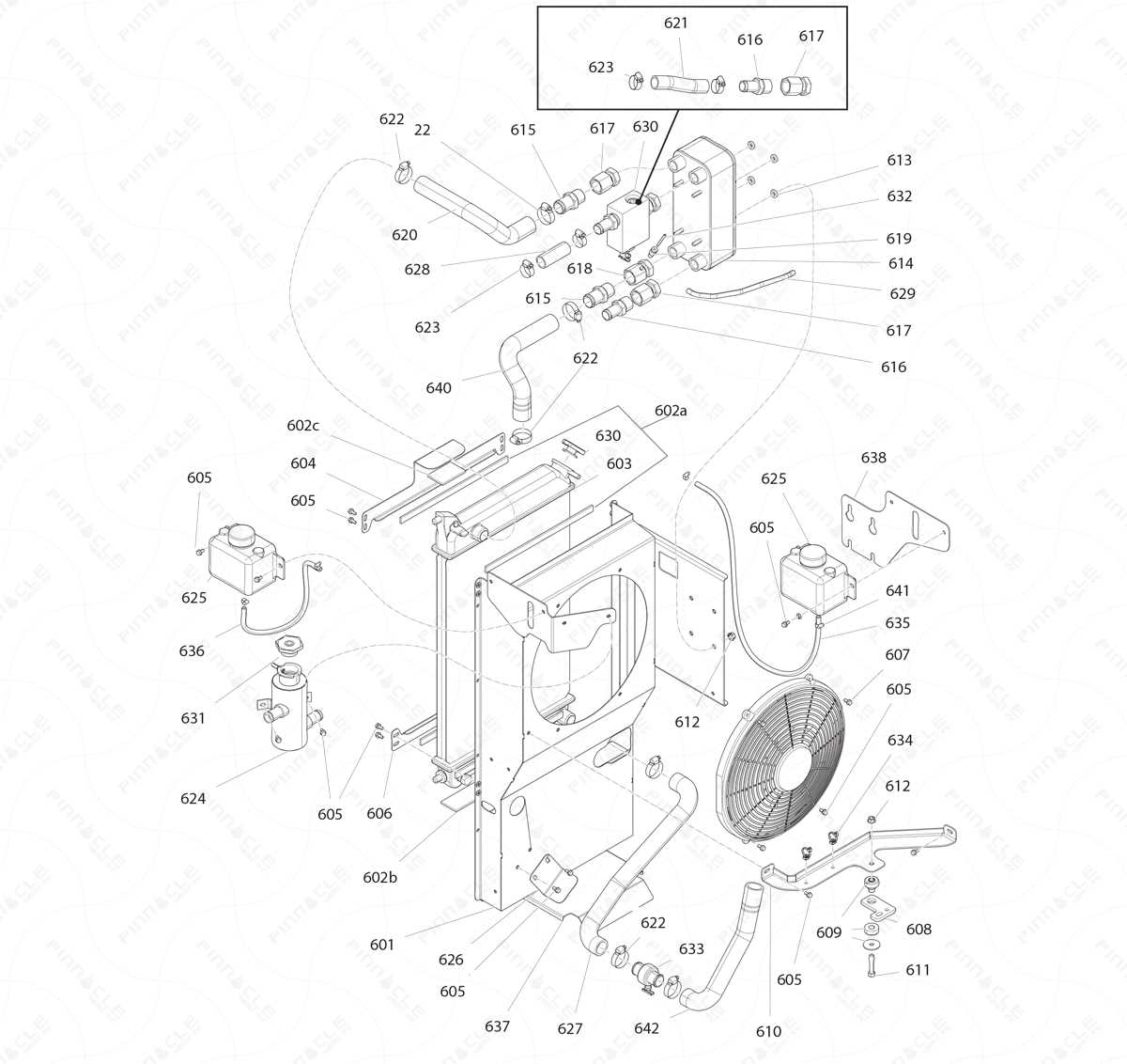 heating radiator parts diagram