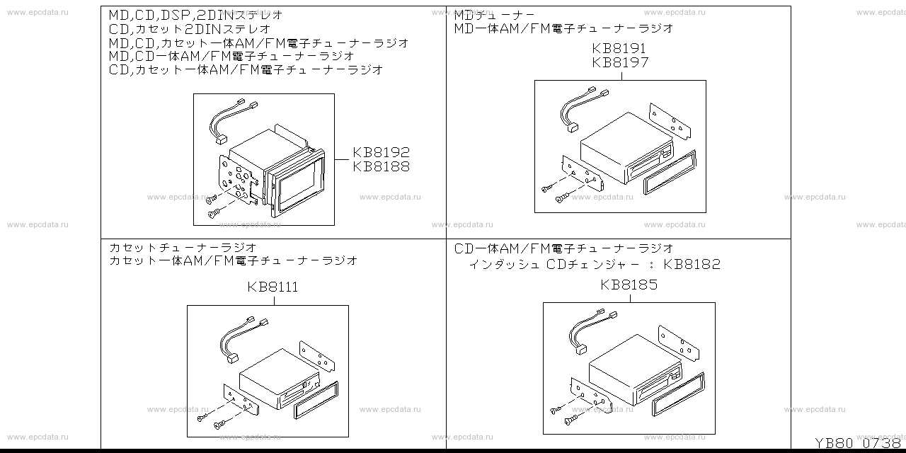 cube stereo parts diagram