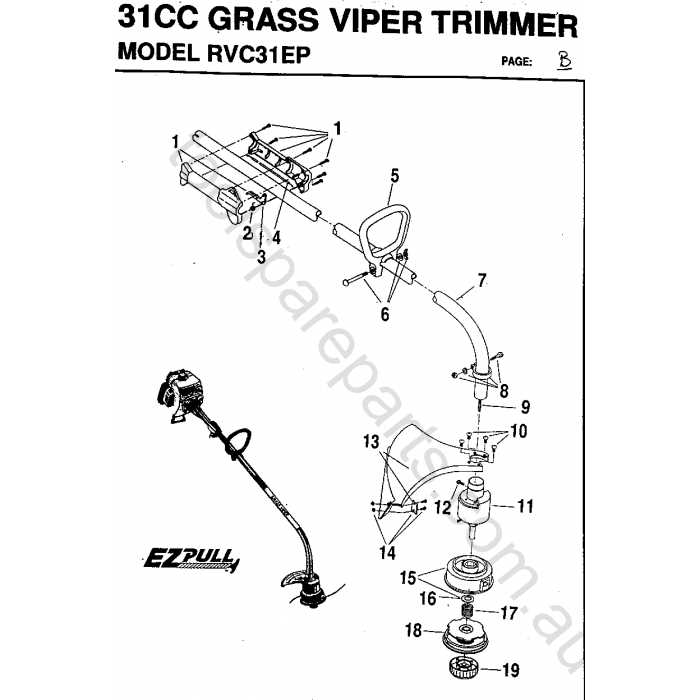 troy bilt weed eater parts diagram