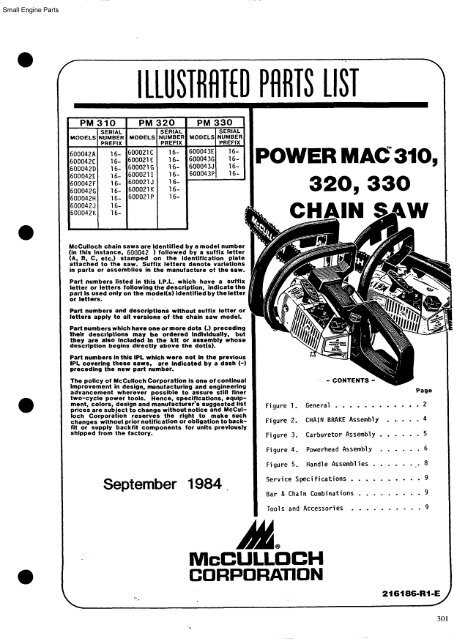 mcculloch mini mac 35 chainsaw parts diagram